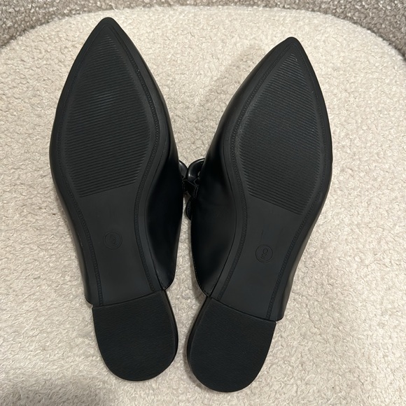 Black Mules with Matte Detail - Picture 3 of 3
